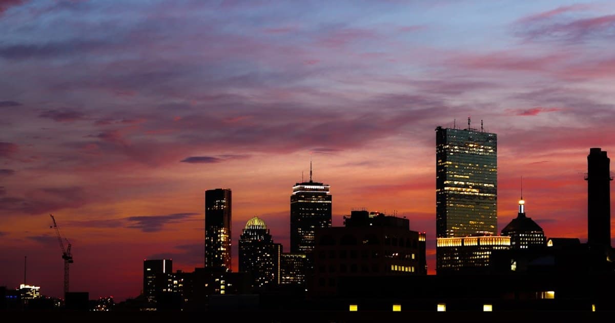 cityscape during golden hour