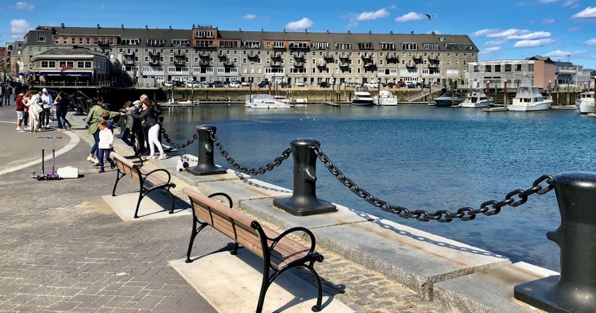 buildings next to water banks in Boston